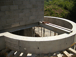 Level 5 contract work: concrete construction